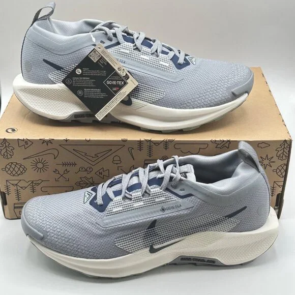 Men's Nike React Pegasus Trail 5 Gore-Tex Cement Grey FQ0908-006 VNDS Sz 7 NEW - Picture 1 of 12